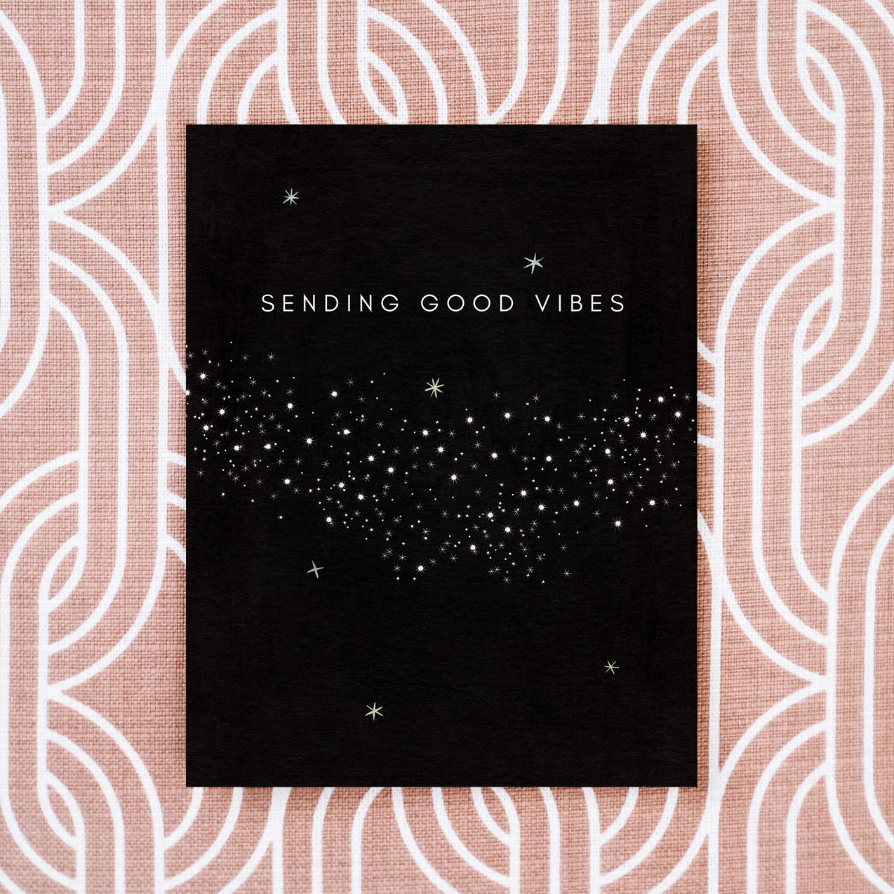 Sending Good Vibes Greeting Card