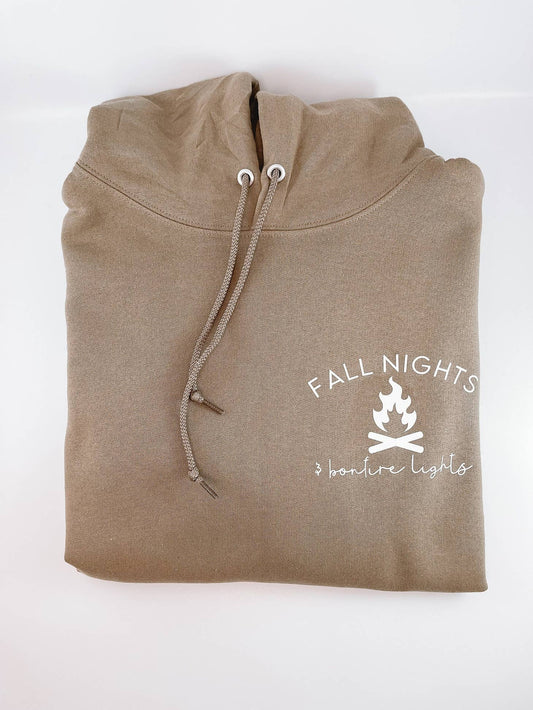 Fall Nights Bonfire Lights Hoodie