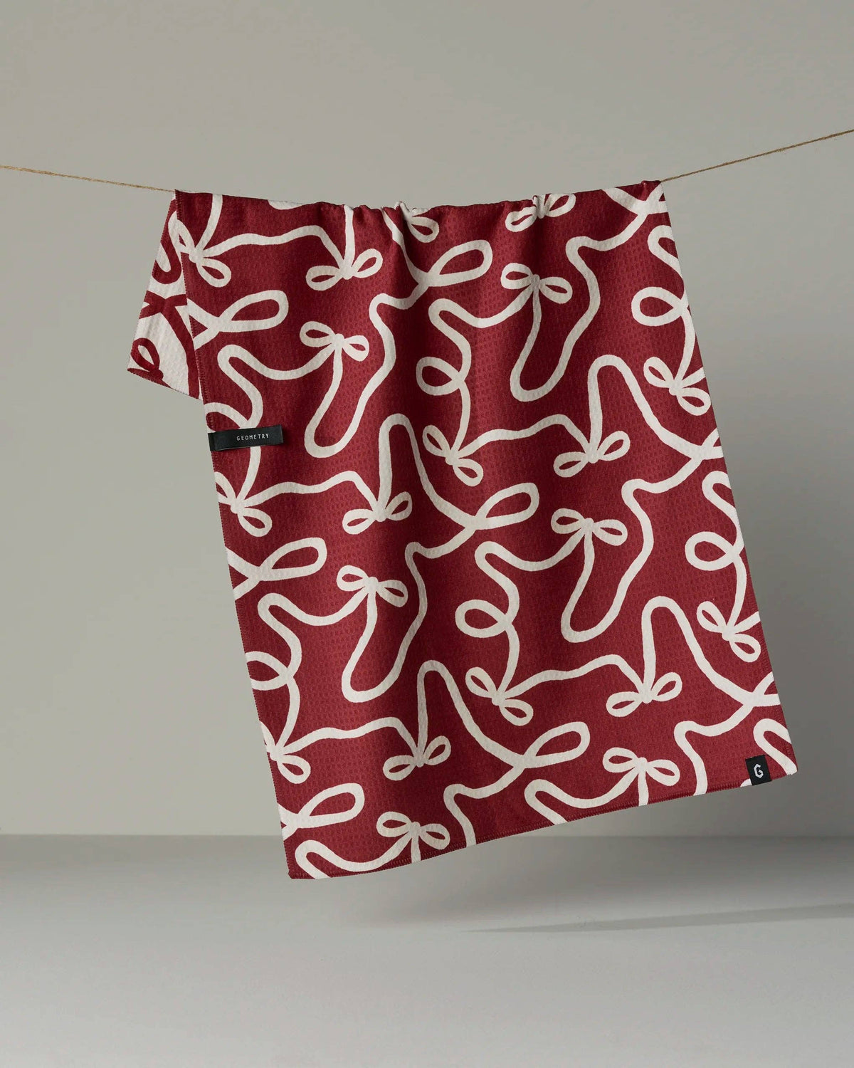Holiday Bows Luxe Kitchen Towel