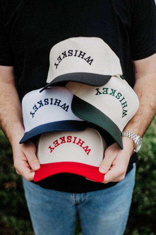 WHISKEY Upside Down Vintage Trucker Hat