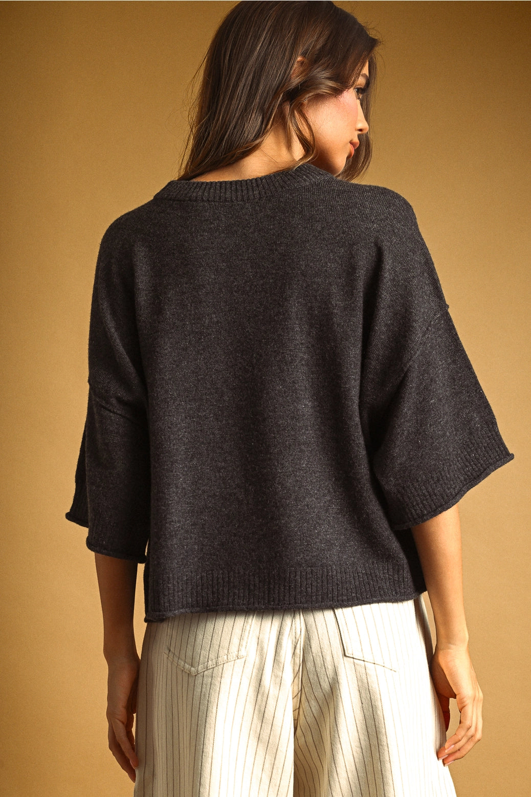 Short Sleeve Knit Top
