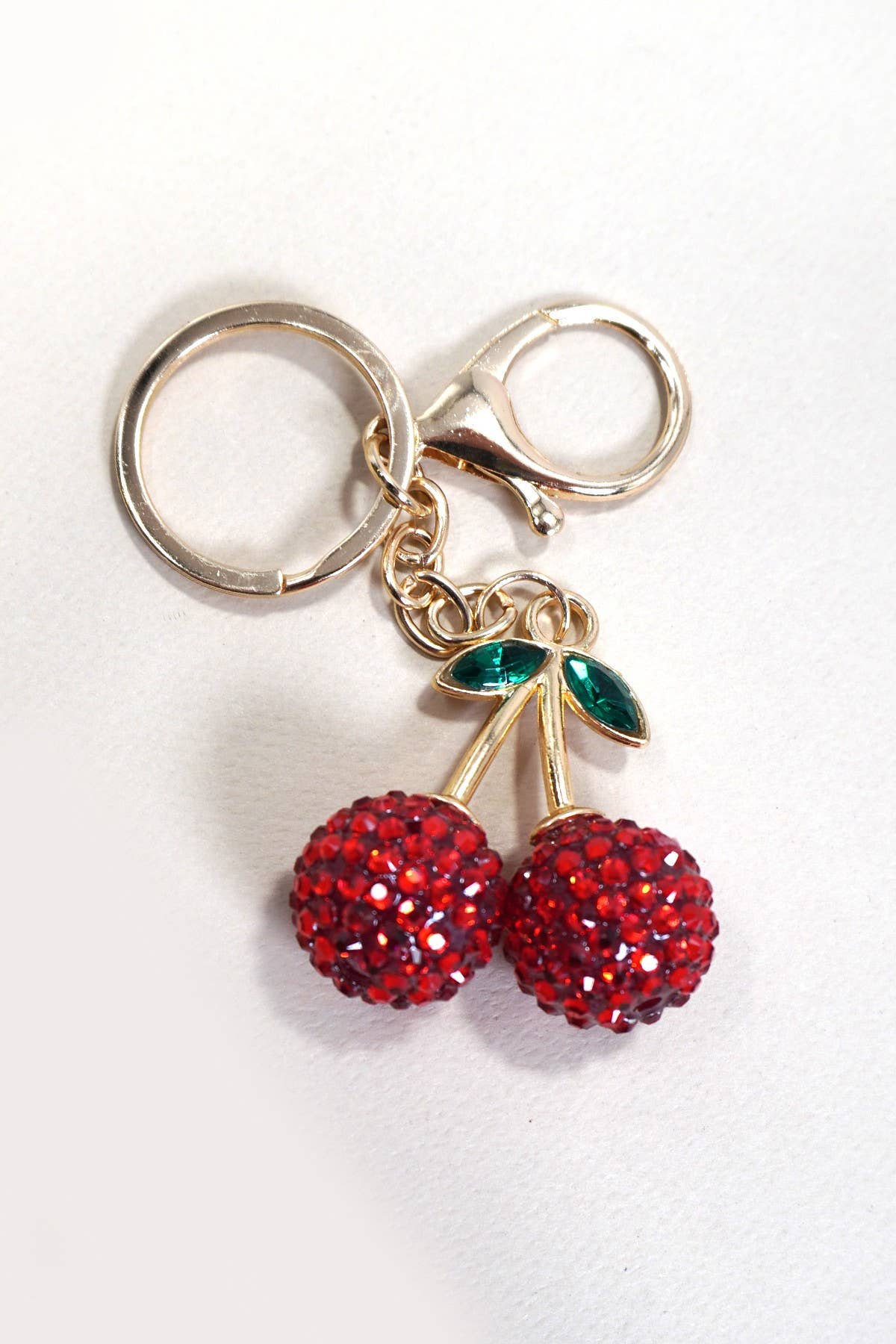 CHERRY KEYCHAIN BAG CHARM
