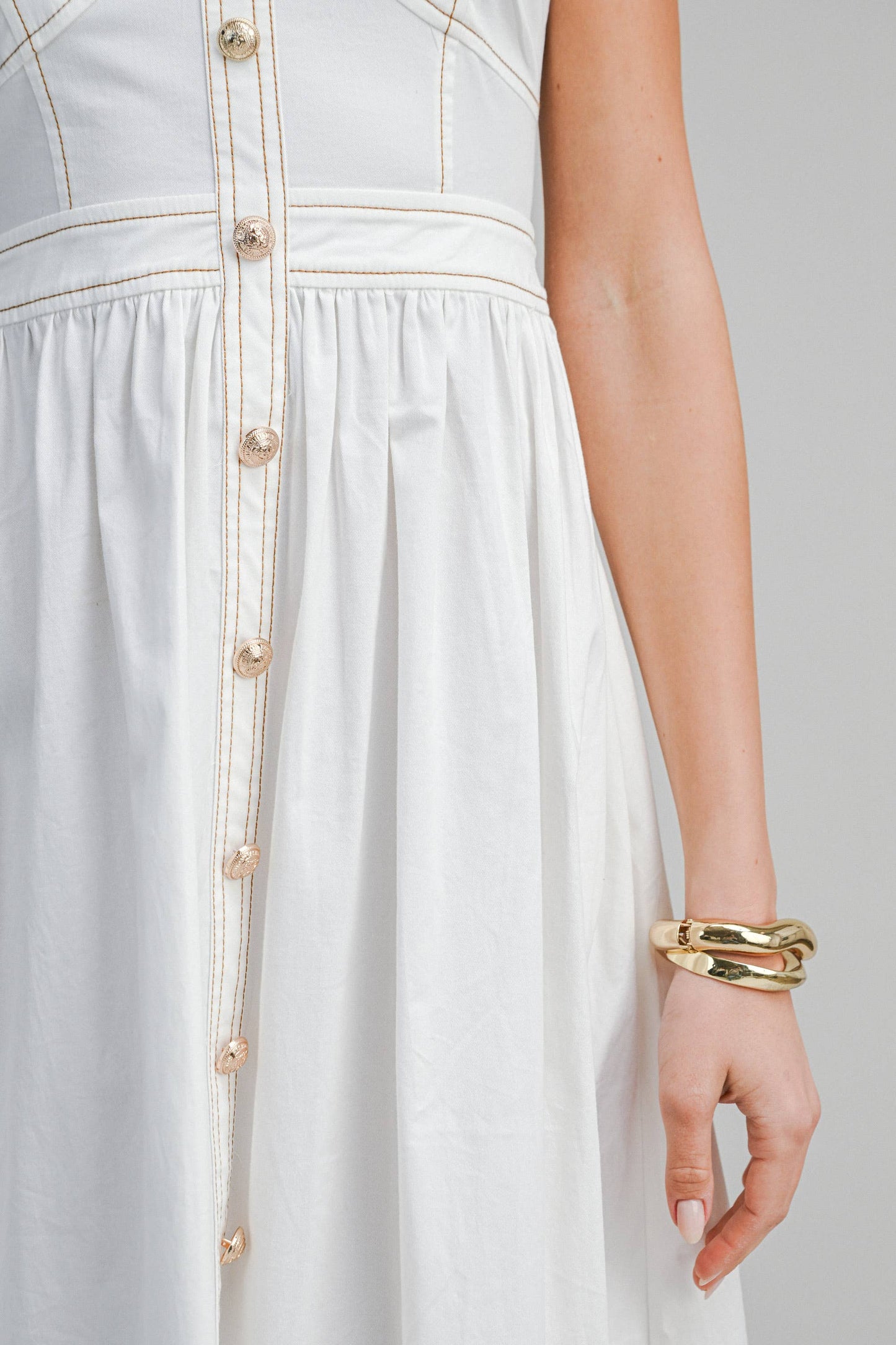 White Midi Dress
