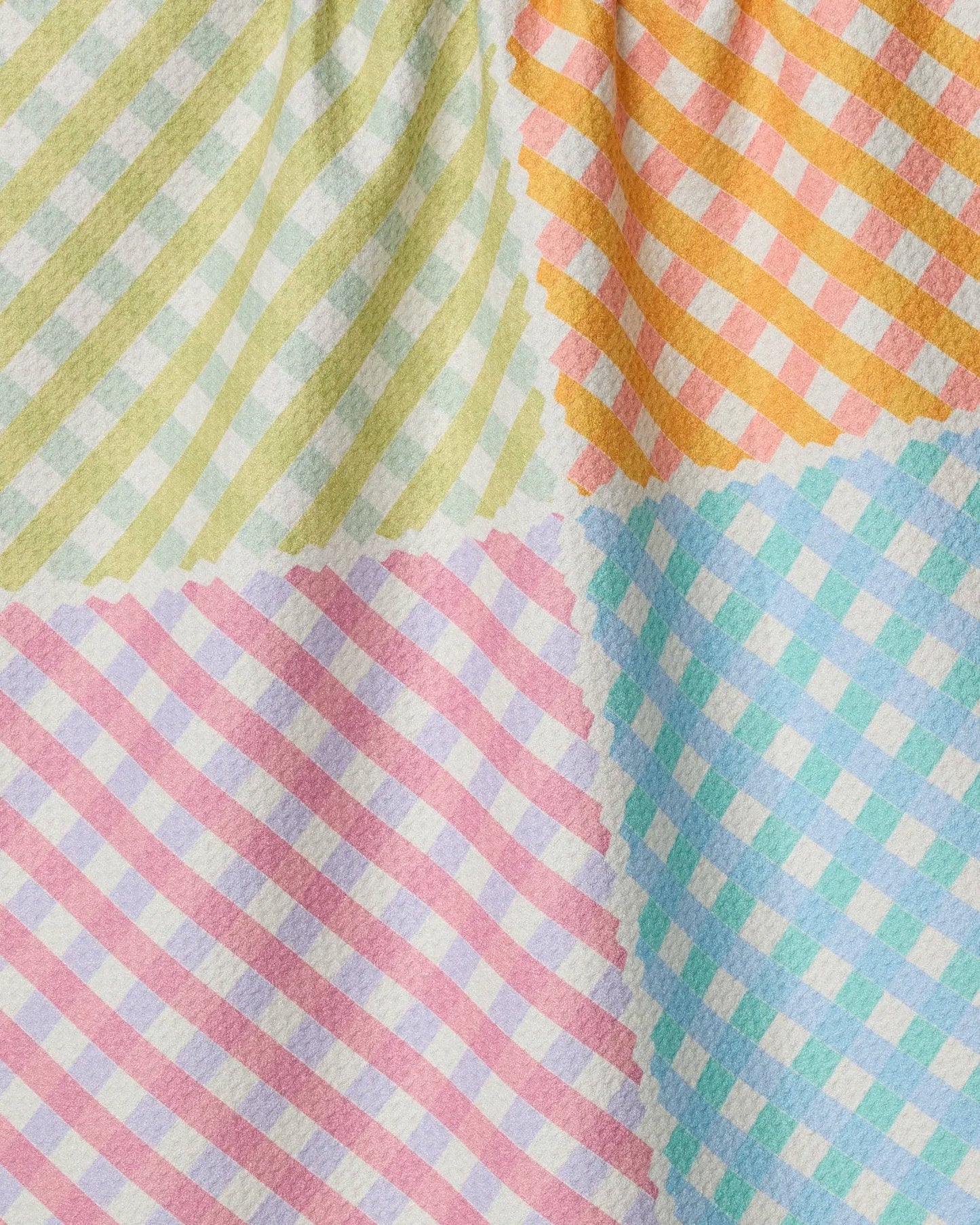 Patio Check Tea Towel