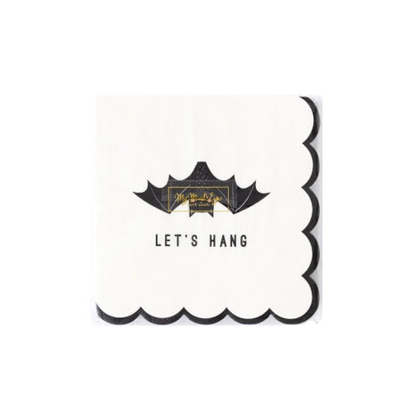 Let's Hang Bat Cocktail Napkin - 24ct