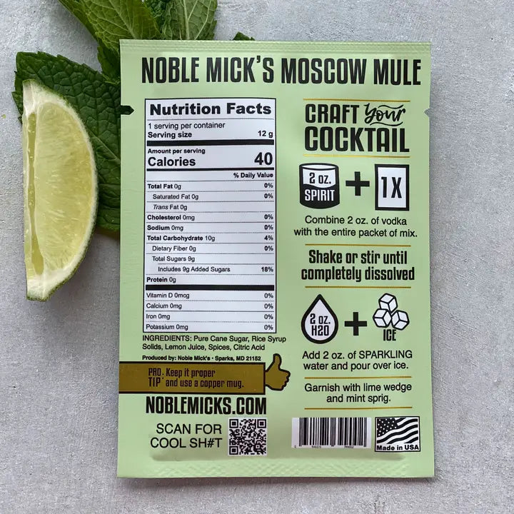 Single Serve Craft Cocktail