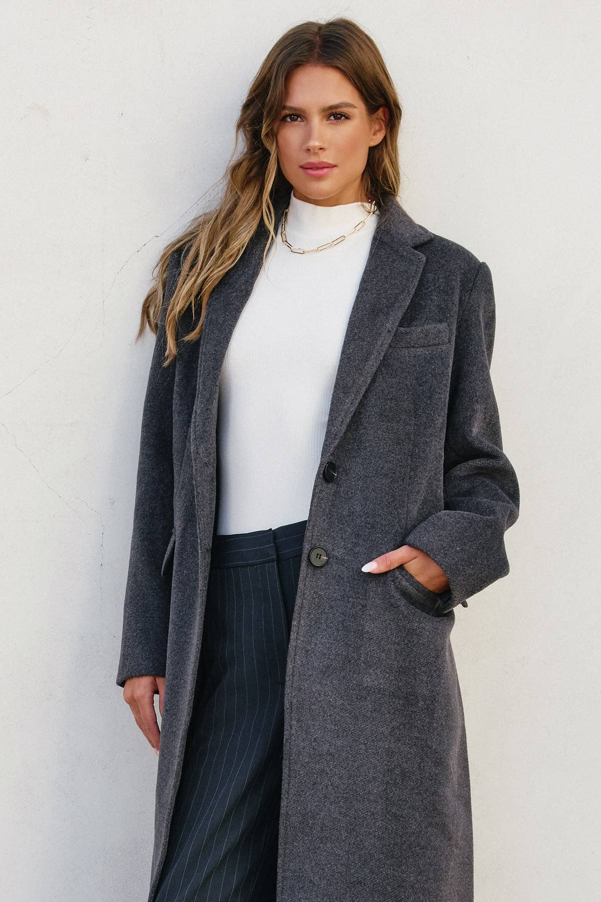 Cozy Long Wool Coat
