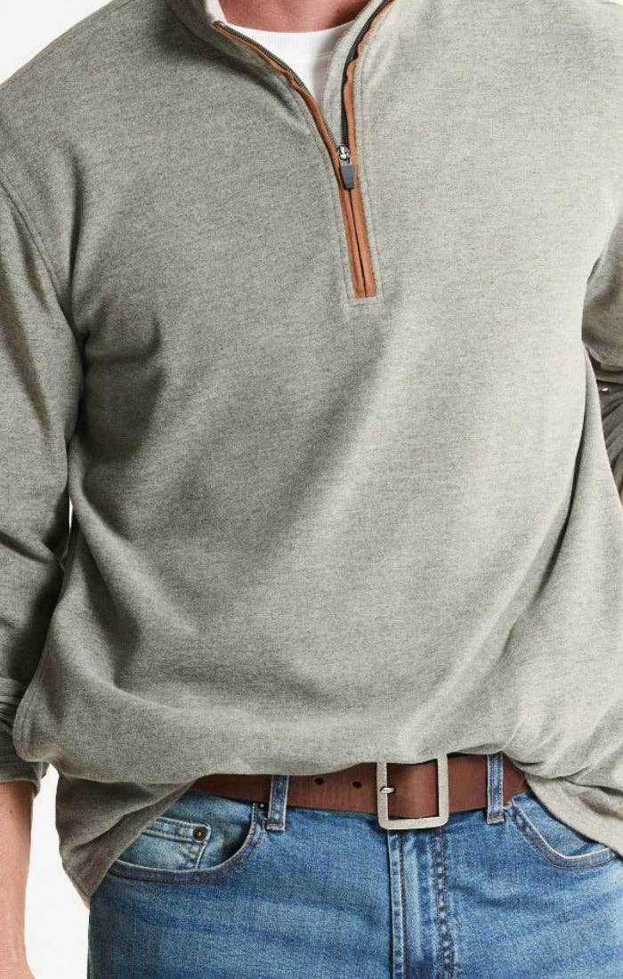 Heather Quarter Zip