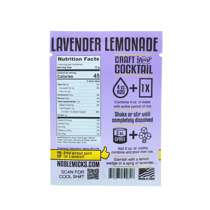 Single Serve Craft Cocktail