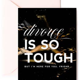 Divorce Is So Tough Greeting Card