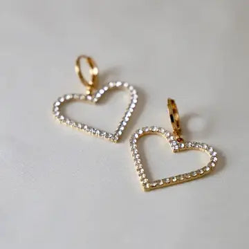 Raffi Heart Huggie Earrings