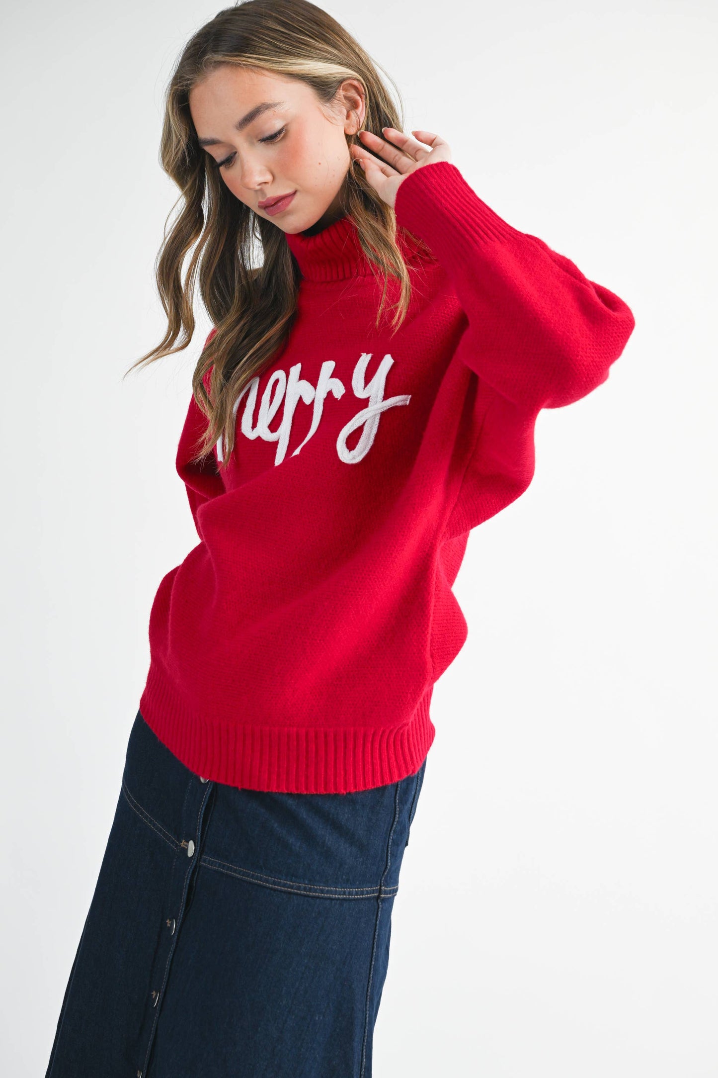 Merry Turtleneck Sweater