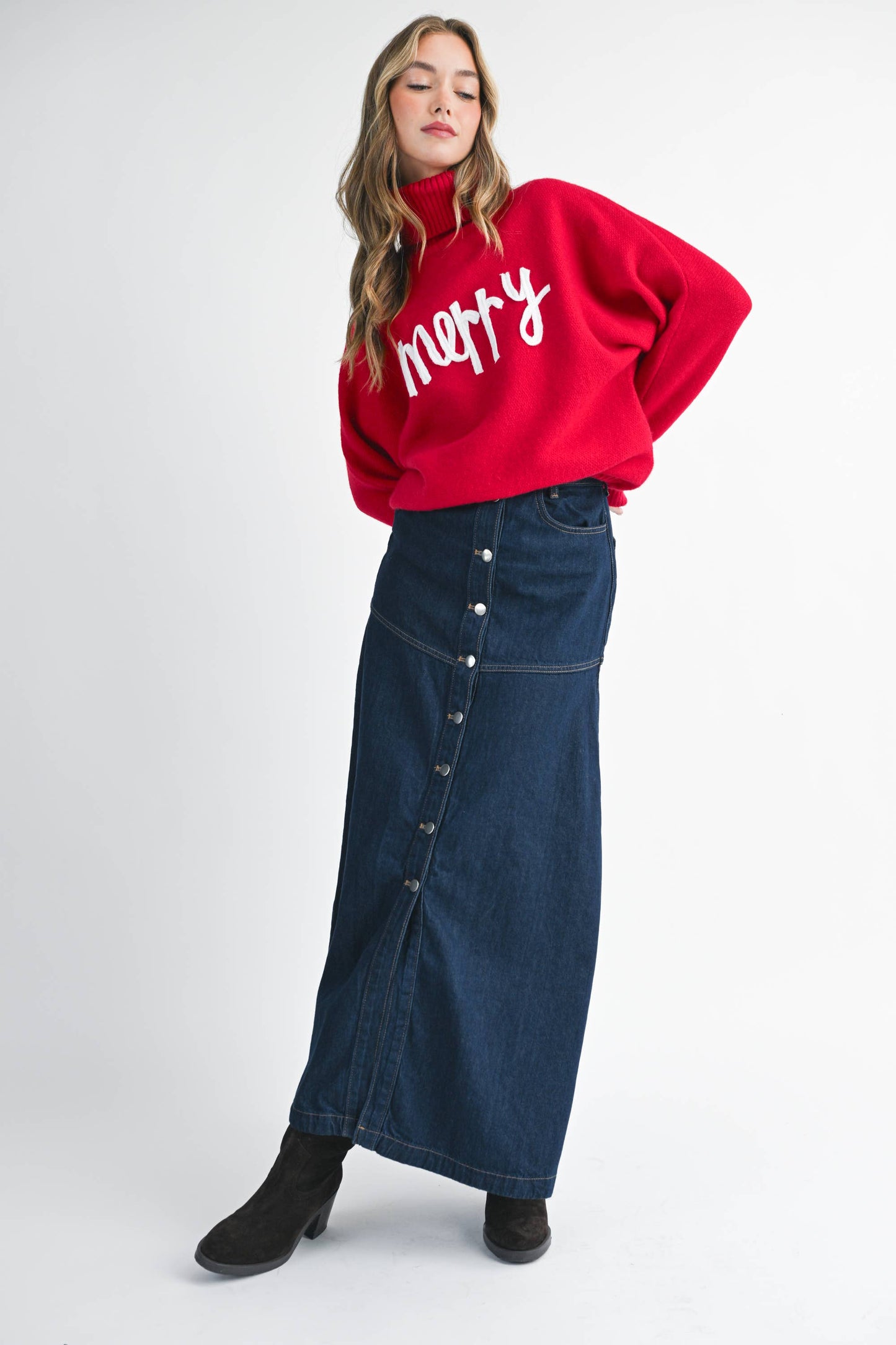 Merry Turtleneck Sweater