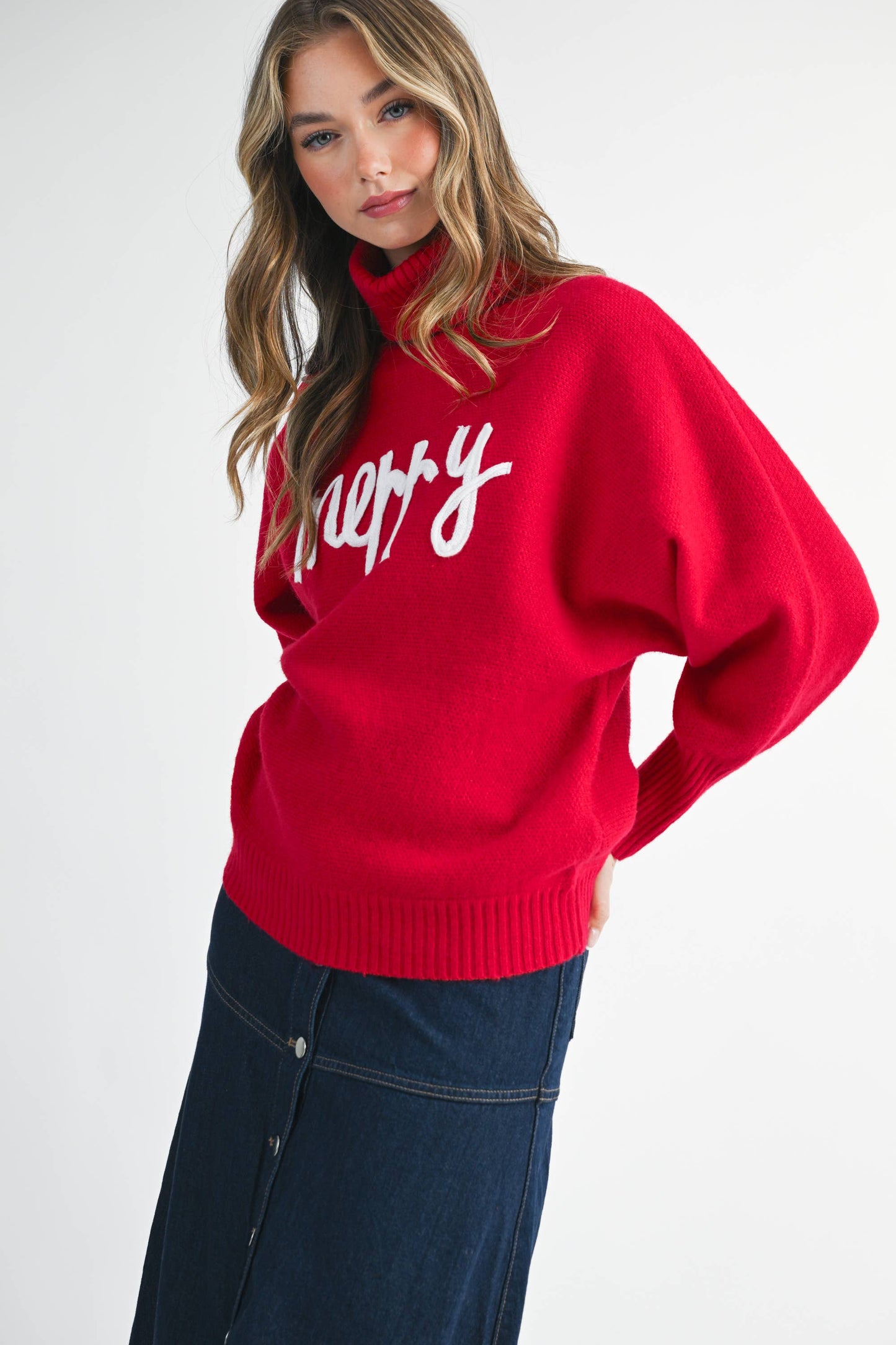 Merry Turtleneck Sweater