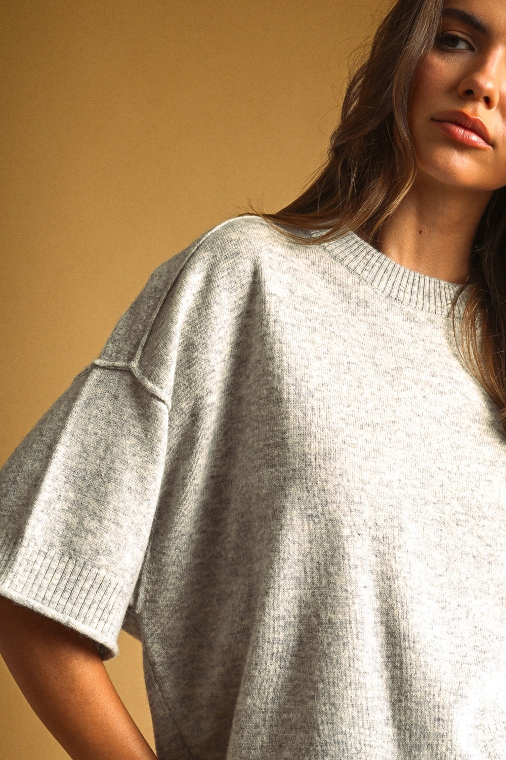 Short Sleeve Knit Top