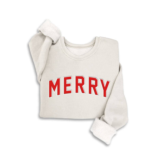 MERRY PUFF PRINT MINERAL SWEATSHIRTS