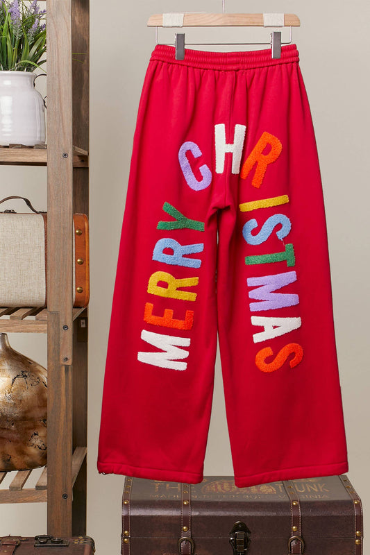 Christmas Pants with Lettering