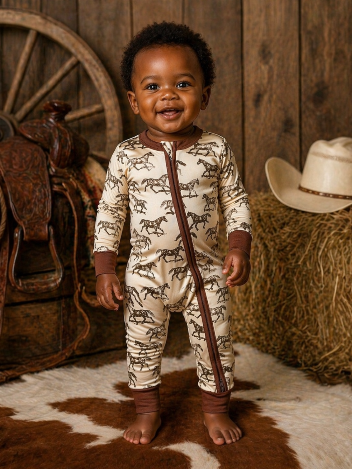 Wild Mustang Romper