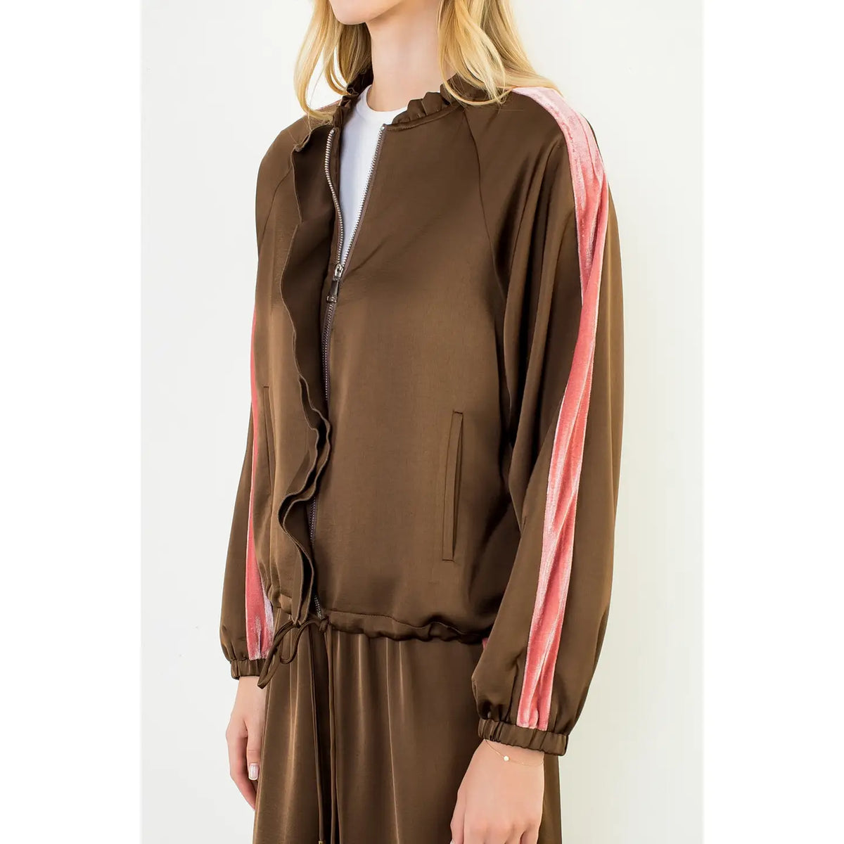 Brown Track Jacket