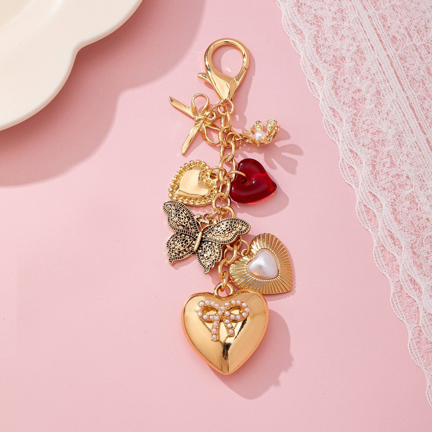 BUTTERFLY CHARM KEY CHAIN