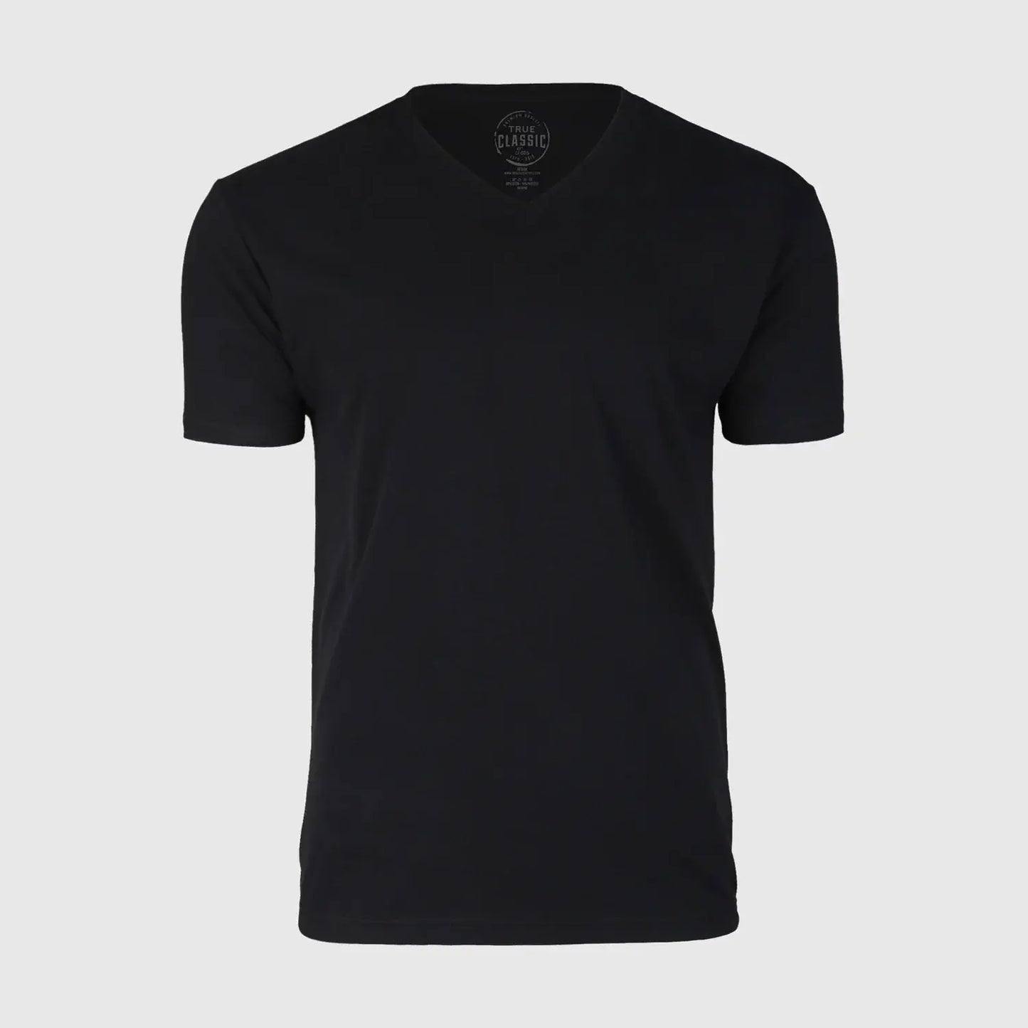Short Sleeve T-Shirt | V-Neck | Black