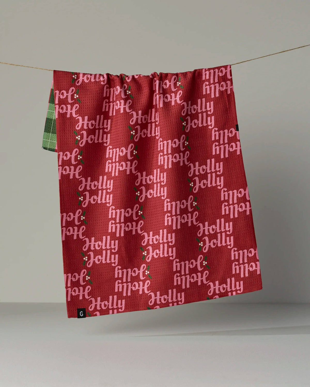 Holly Jolly Xmas Luxe Kitchen Towel