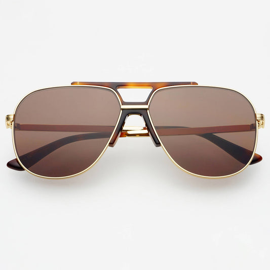 Logan Dark Brown Sunglasses