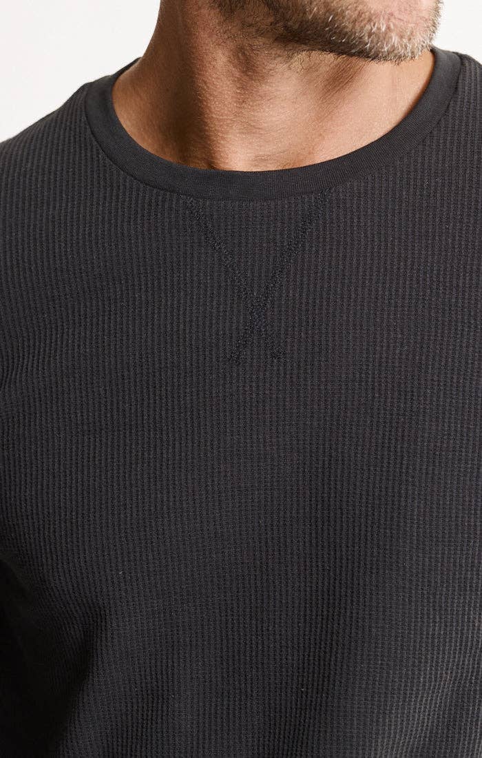 Black Thermal Crewneck