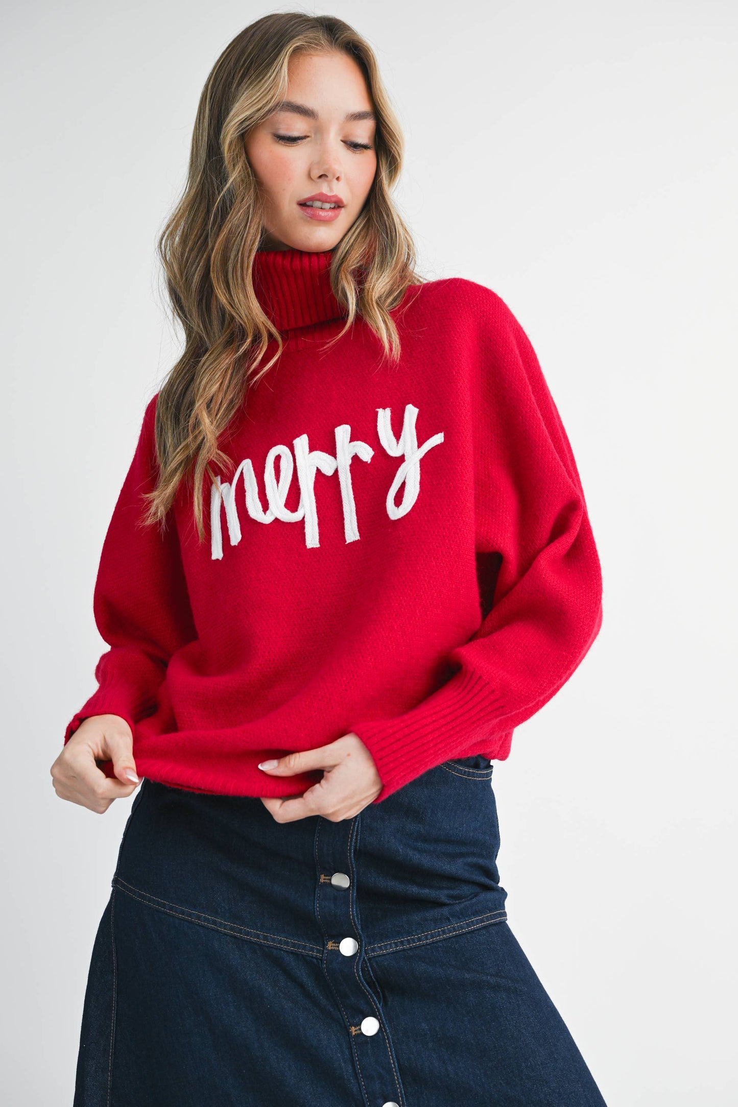 Merry Turtleneck Sweater