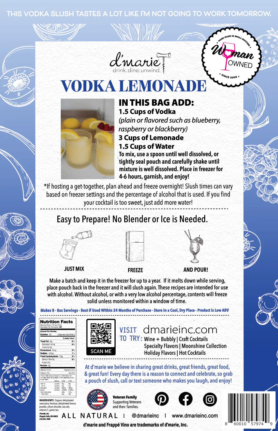 Vodka Lemonade Cocktail