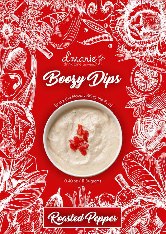 Boozy Dips - Roasted Pepper