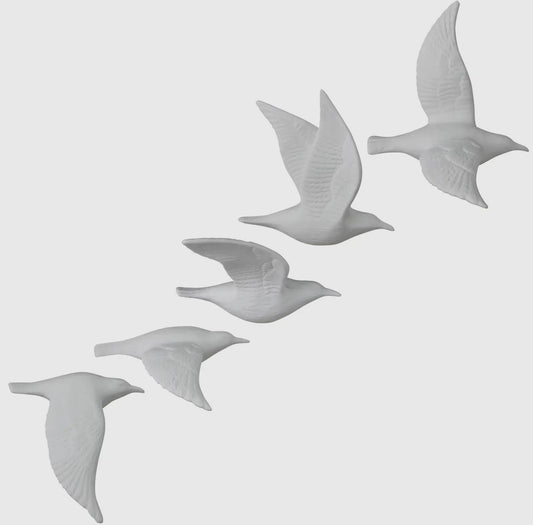 Wall Hanging Flying Gulls