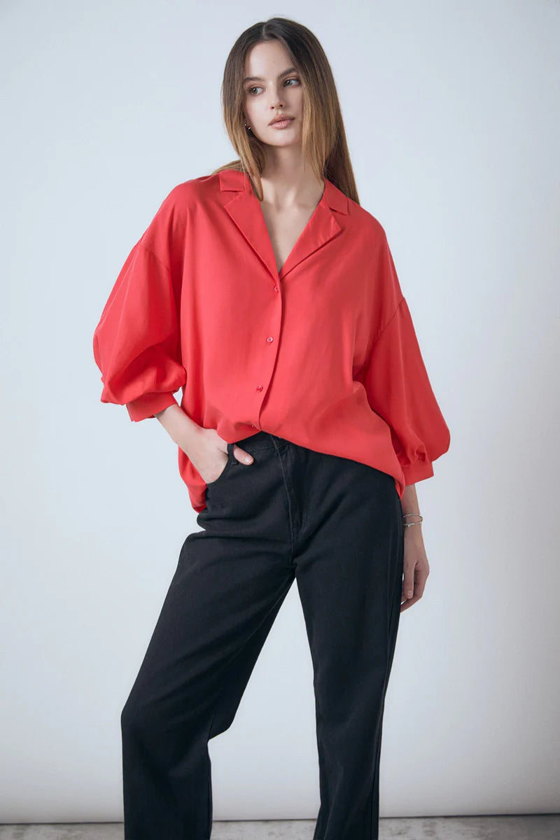 Red/Orange Blouse