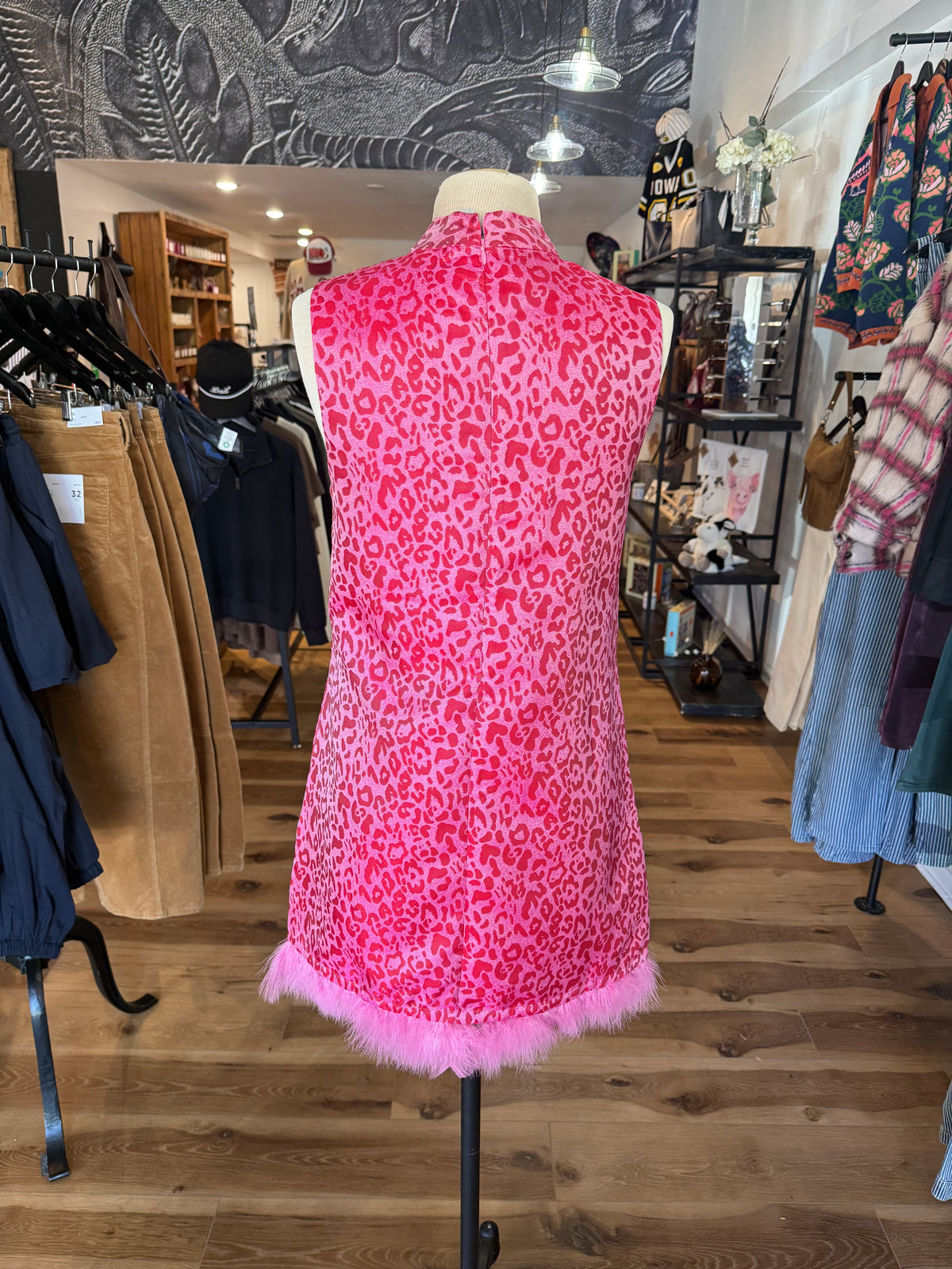 Pink Cheetah Dress