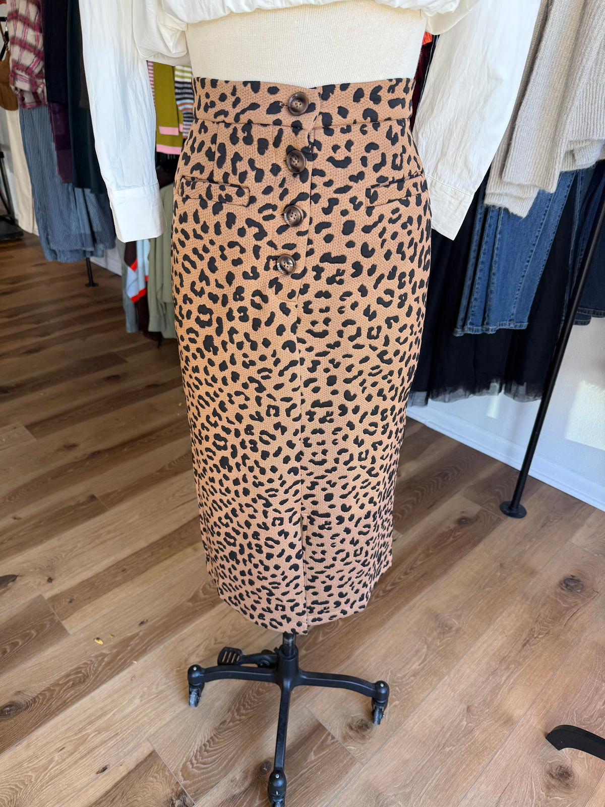 Animal Print Skirt