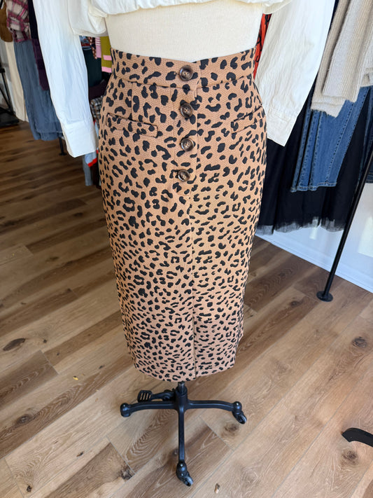 Animal Print Skirt