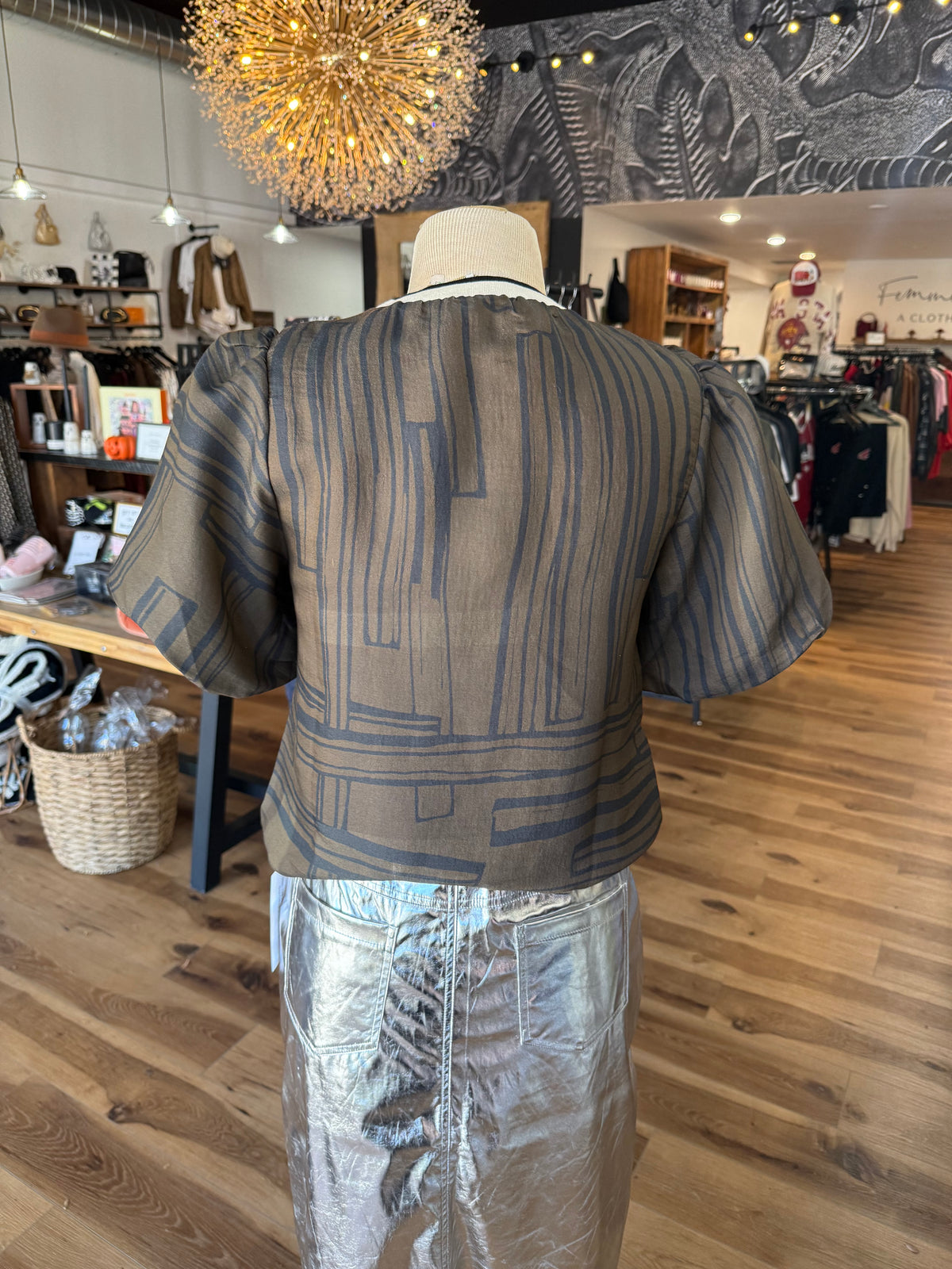 Zebra Top