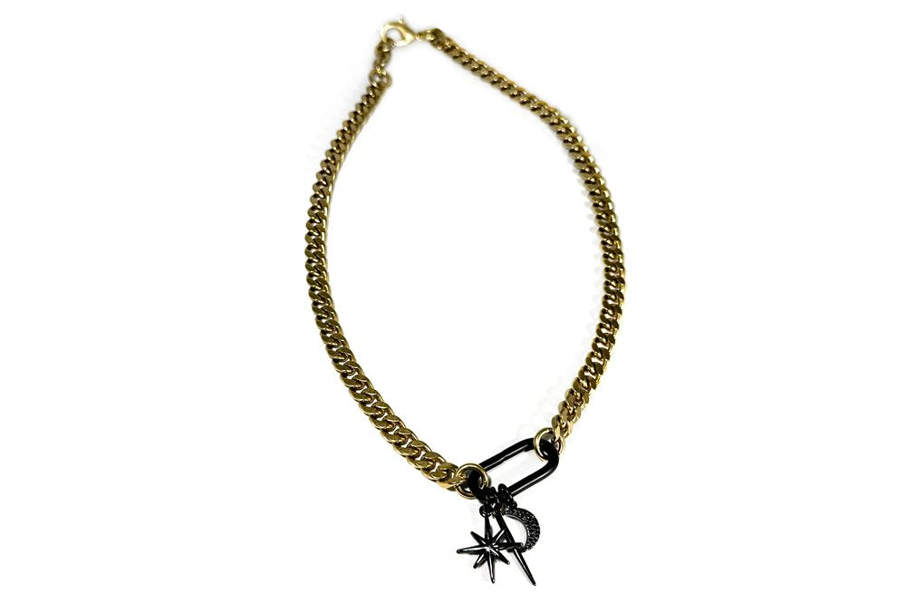 Race Track Black Charms