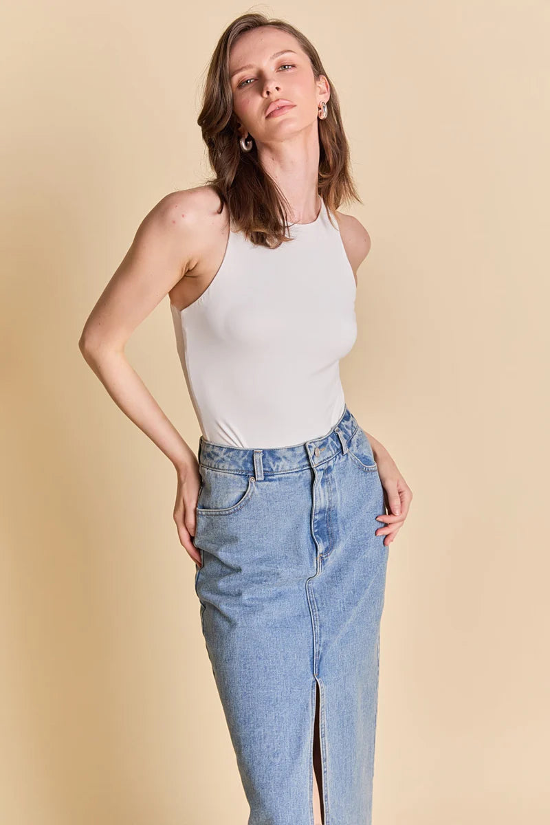 Solid White Bodysuit