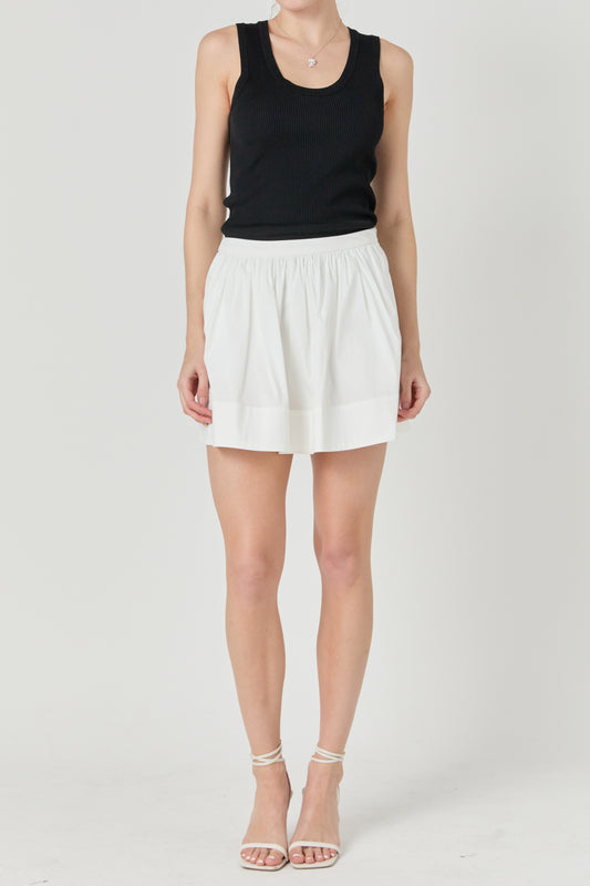 Flared Mini Skort