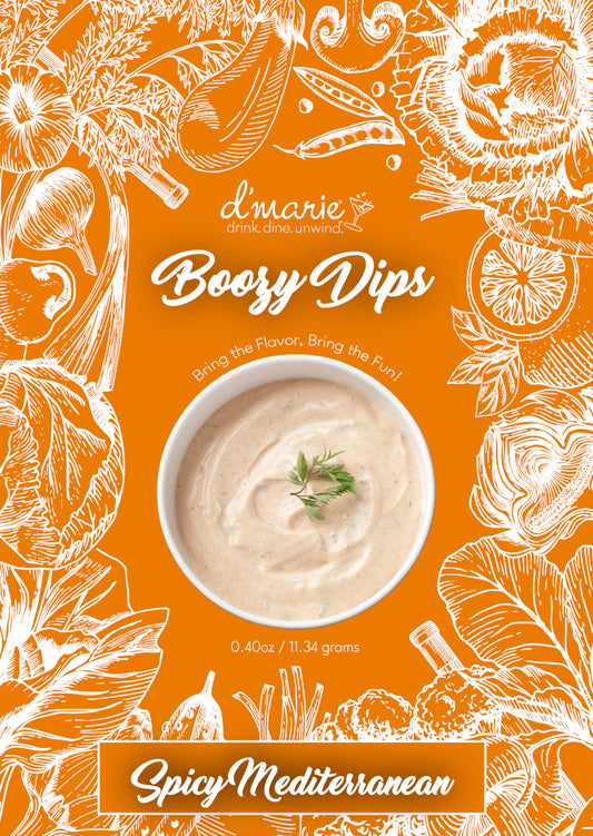Boozy Dips - Spicy Mediterranean