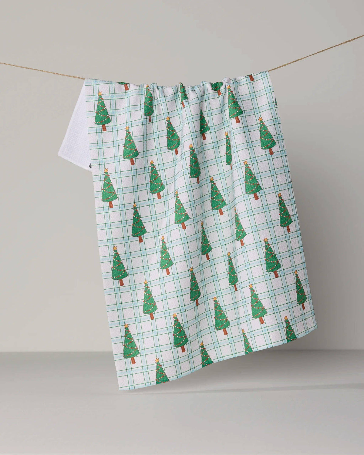 Jolly Plaid Tea Towel