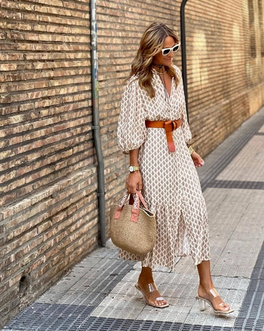 Sophie Mid Sleeves Daily Midi Dress