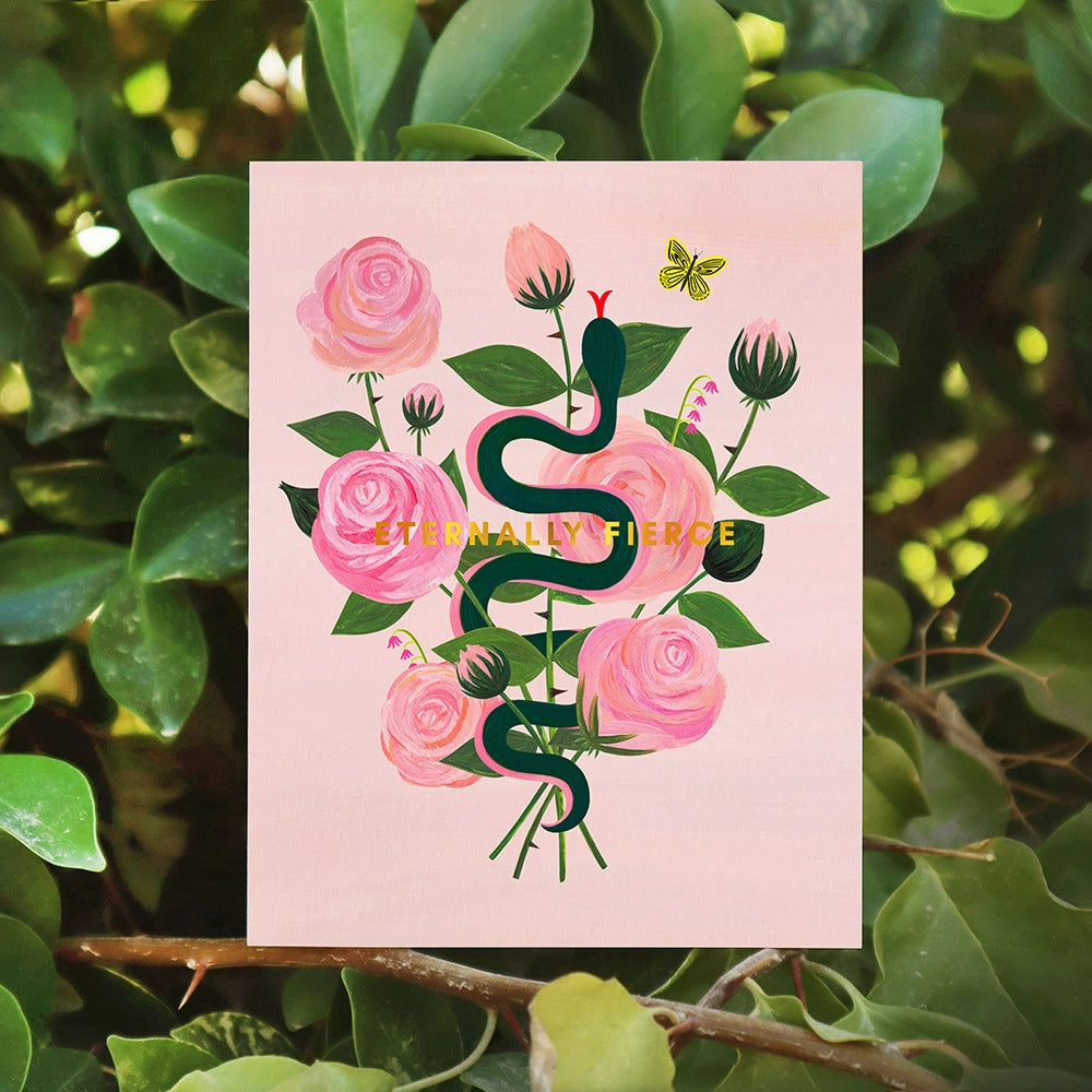 Eternally Fierce Greeting Card