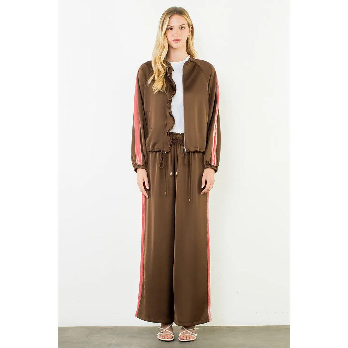 Brown Track Jacket
