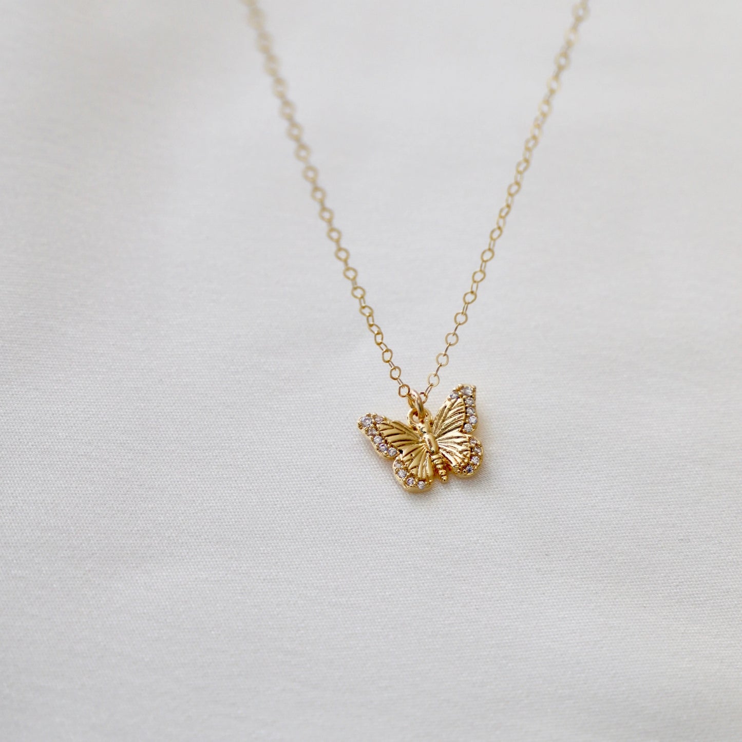 Frannie Butterfly 18" Necklace