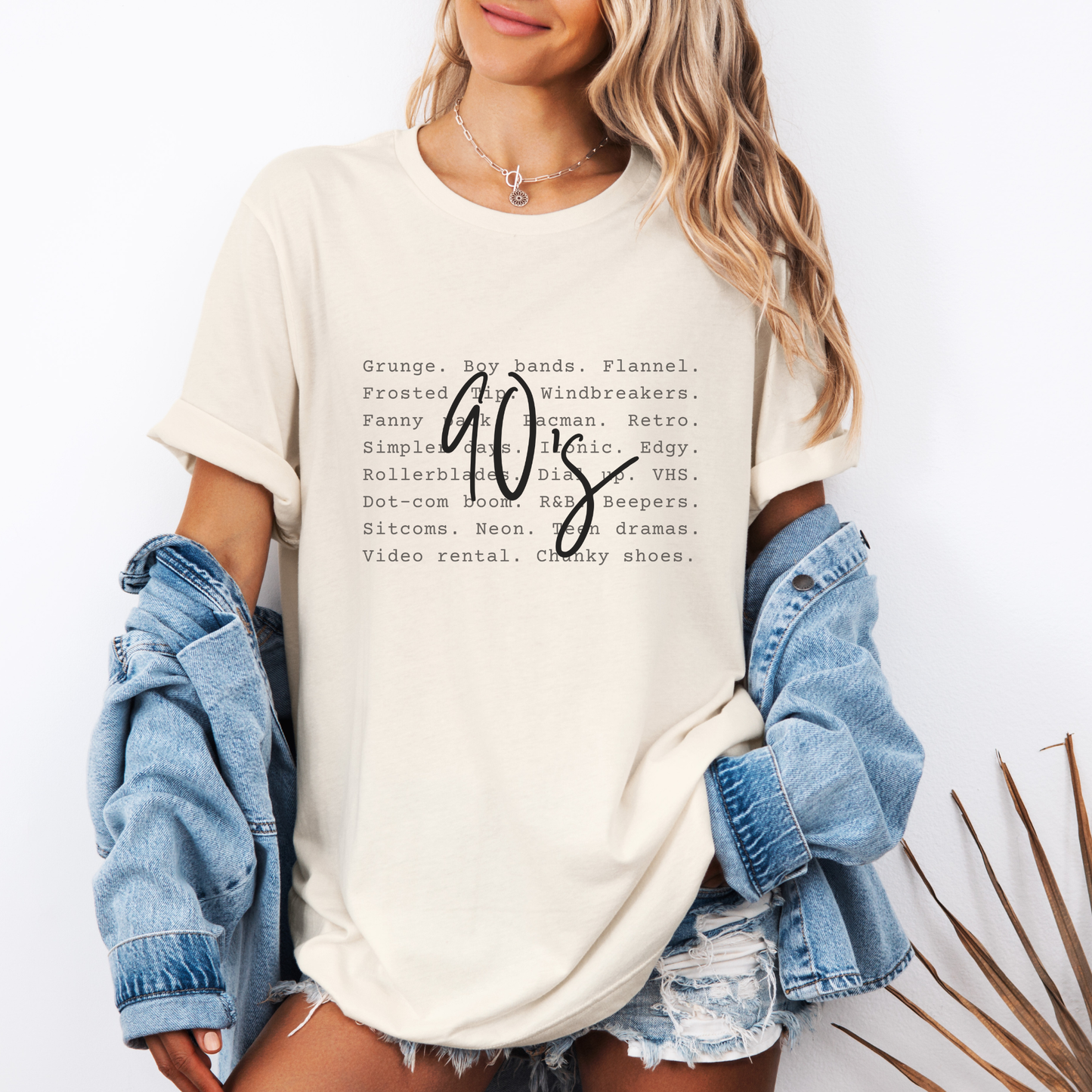 90s Wording Graphic Tee