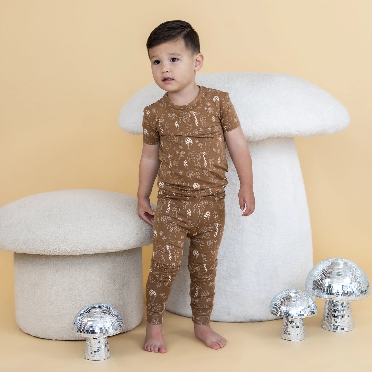 Blake Mushroom Bamboo Two-Piece Set for Toddlers