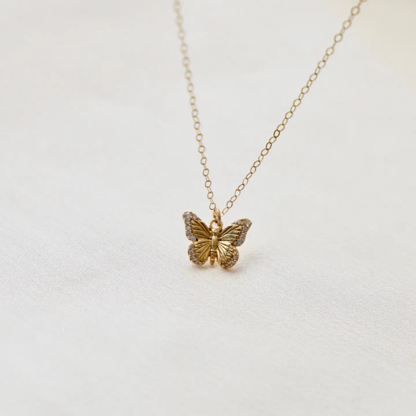 Frannie Butterfly 18" Necklace