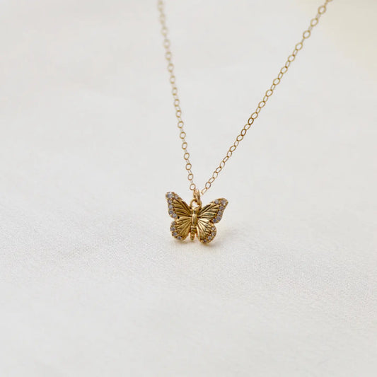 Frannie Butterfly 18" Necklace